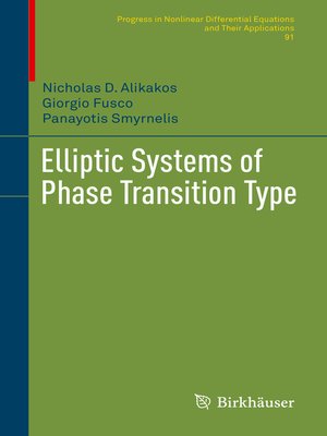 cover image of Elliptic Systems of Phase Transition Type